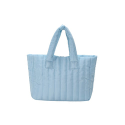 Women's Large-capacity Soft Striped Portable And Fashion Handbag